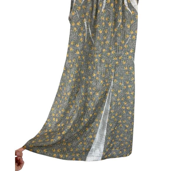 Cotélac France Floral Sheath Dress Botanical Sleeveless Prairie Coquette Sz 2 - Picture 8 of 16